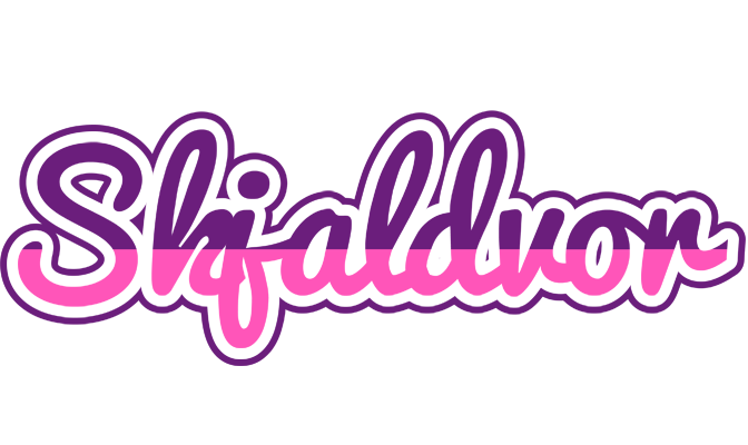 Skjaldvor cheerful logo