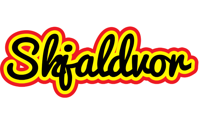 Skjaldvor flaming logo