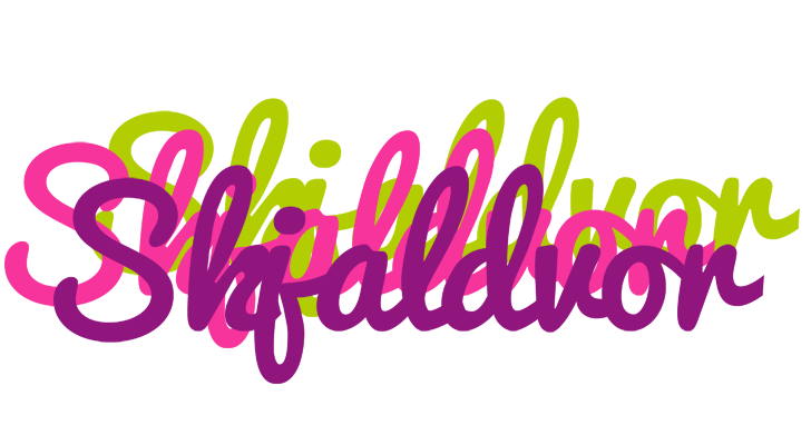Skjaldvor flowers logo