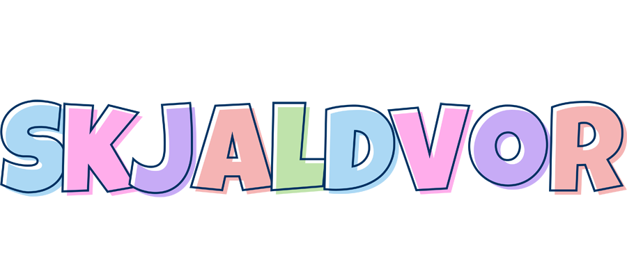 Skjaldvor pastel logo