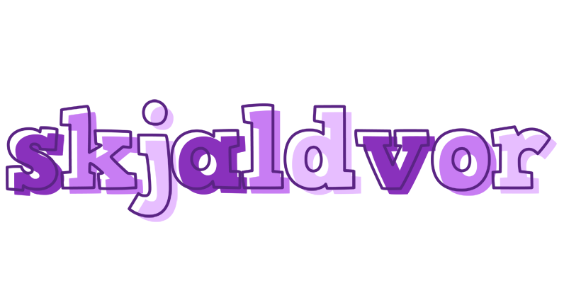 Skjaldvor sensual logo