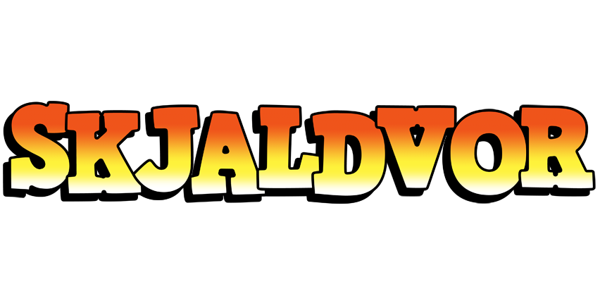 Skjaldvor sunset logo