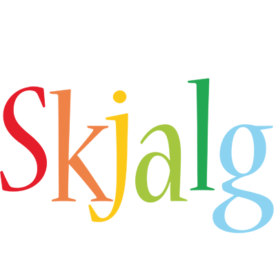Skjalg birthday logo