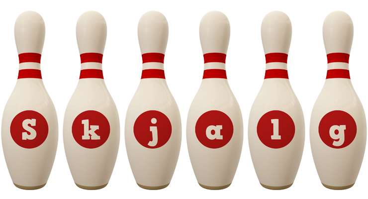 Skjalg bowling-pin logo
