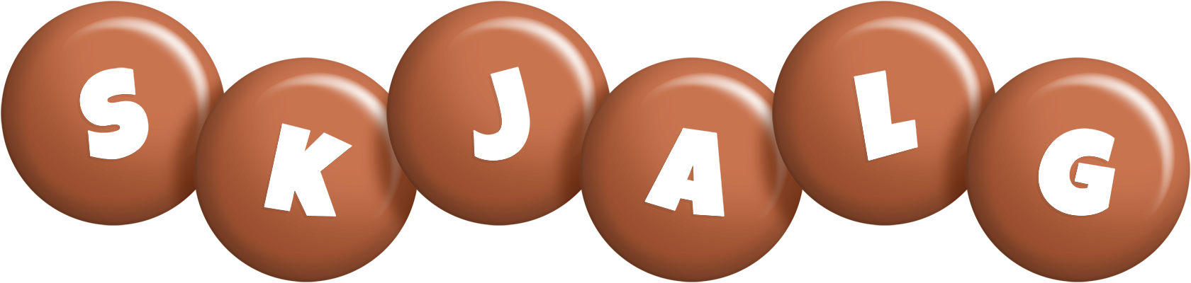 Skjalg candy-brown logo