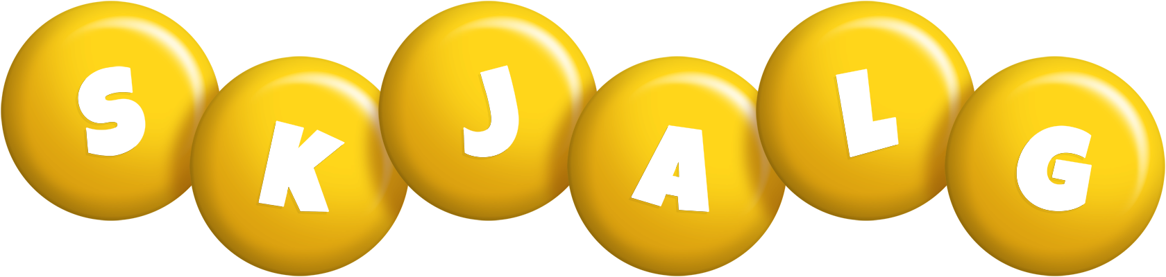 Skjalg candy-yellow logo