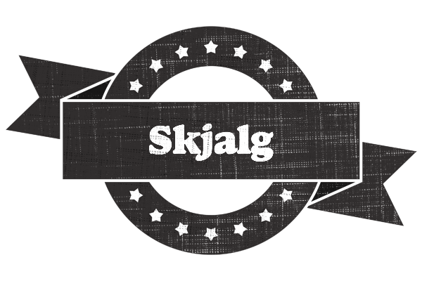 Skjalg grunge logo