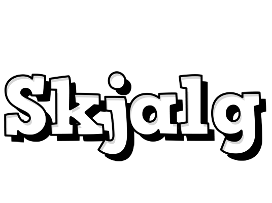 Skjalg snowing logo