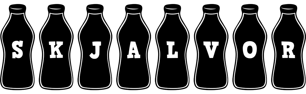 Skjalvor bottle logo