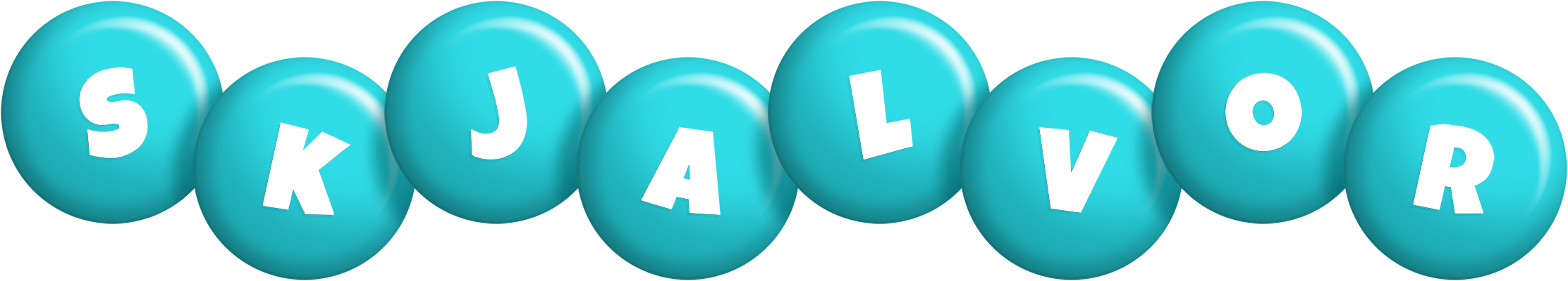 Skjalvor candy-azur logo