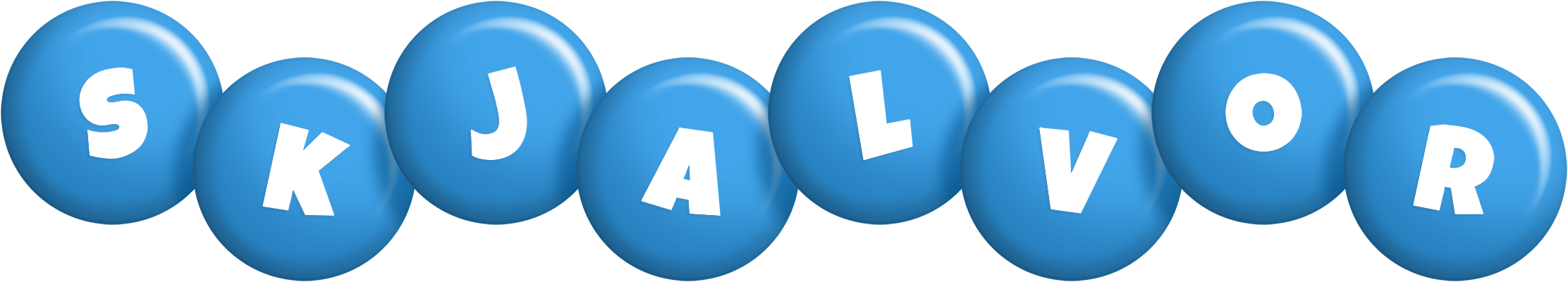 Skjalvor candy-blue logo