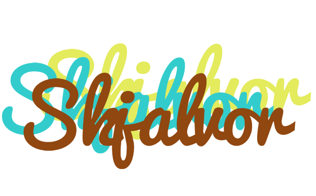 Skjalvor cupcake logo