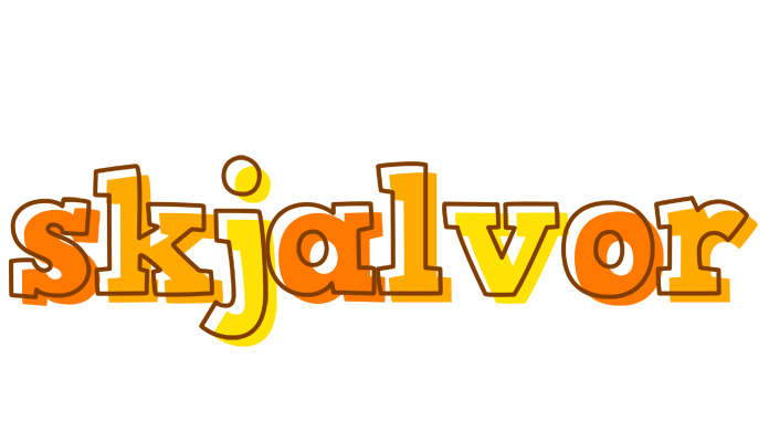 Skjalvor desert logo