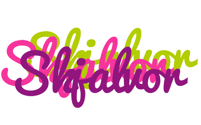 Skjalvor flowers logo