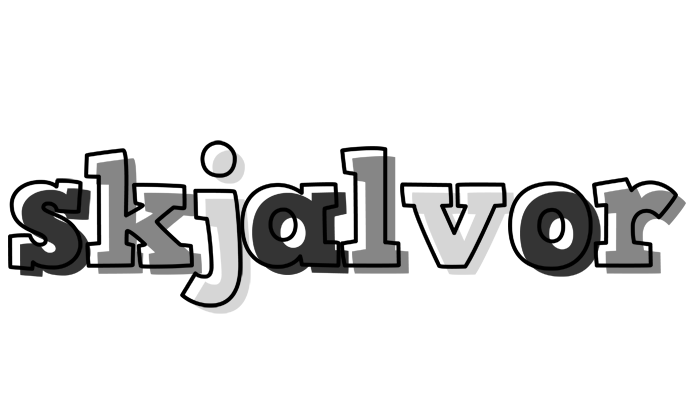 Skjalvor night logo