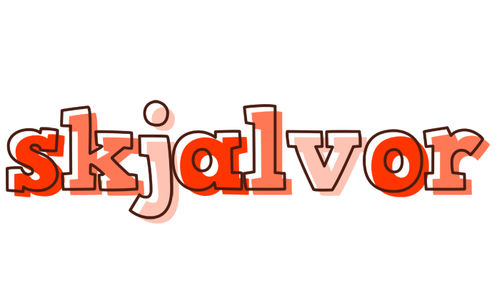 Skjalvor paint logo