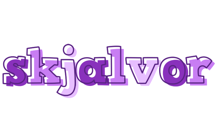 Skjalvor sensual logo