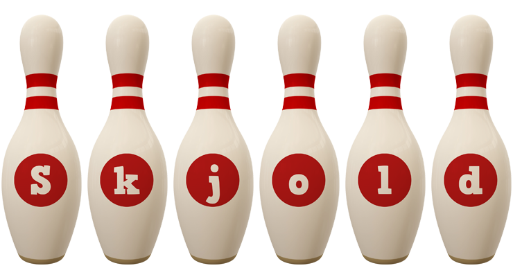 Skjold bowling-pin logo