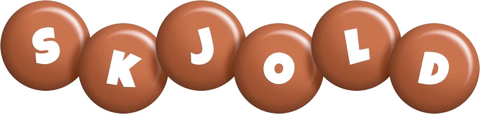 Skjold candy-brown logo