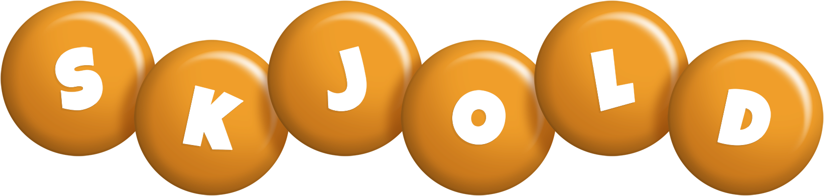 Skjold candy-orange logo