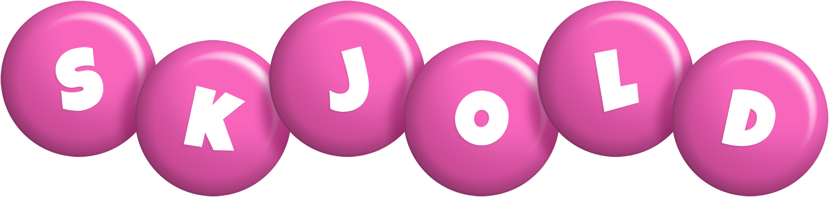 Skjold candy-pink logo