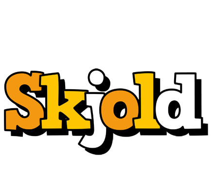 Skjold cartoon logo