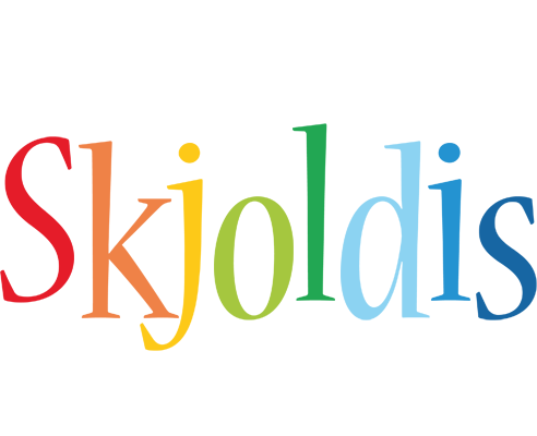 Skjoldis birthday logo