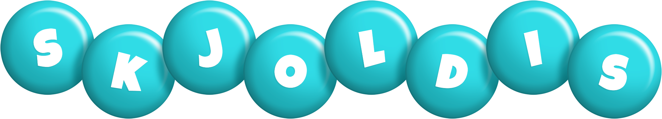 Skjoldis candy-azur logo