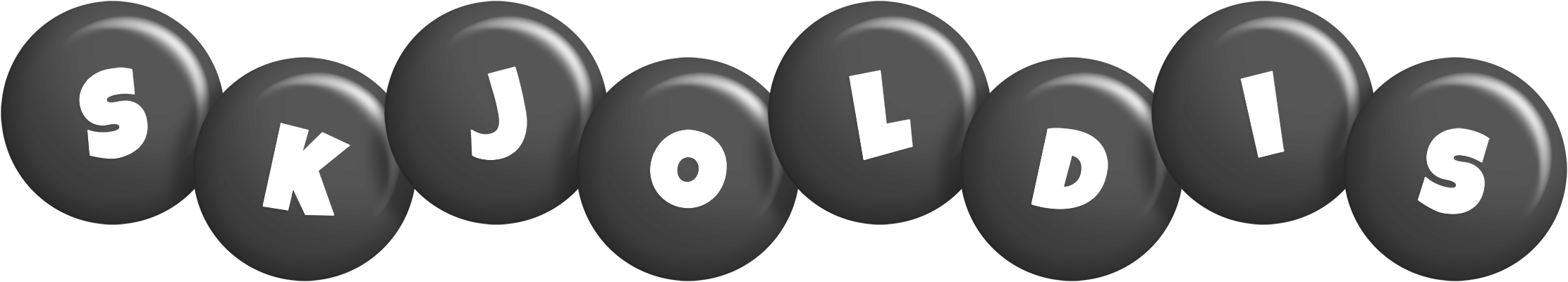 Skjoldis candy-black logo