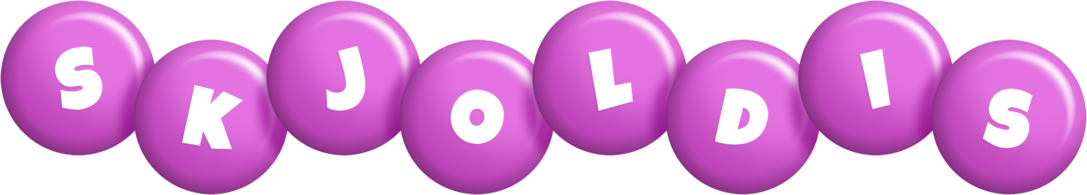 Skjoldis candy-purple logo