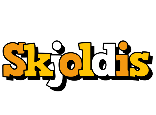 Skjoldis cartoon logo