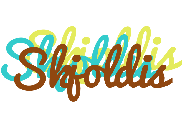 Skjoldis cupcake logo