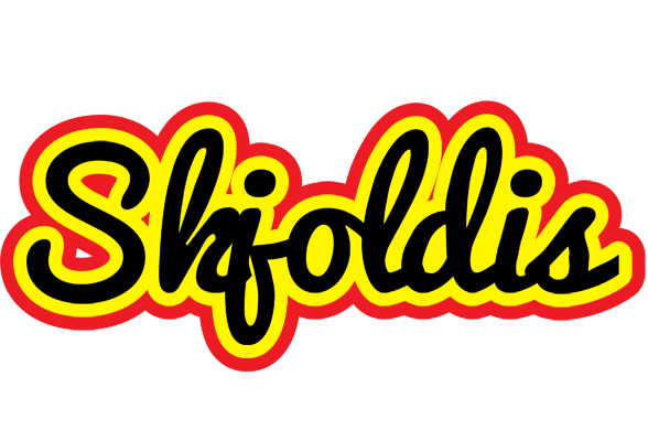 Skjoldis flaming logo