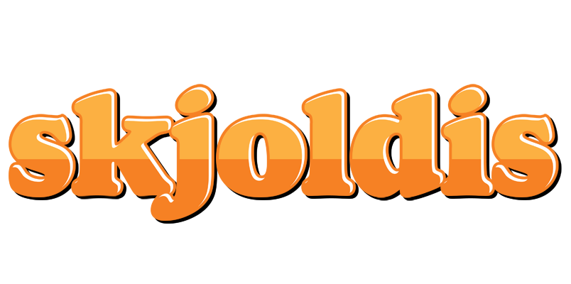 Skjoldis orange logo
