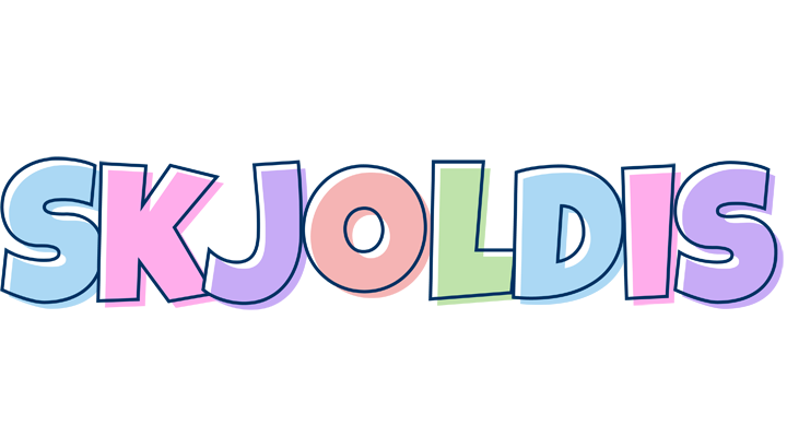 Skjoldis pastel logo