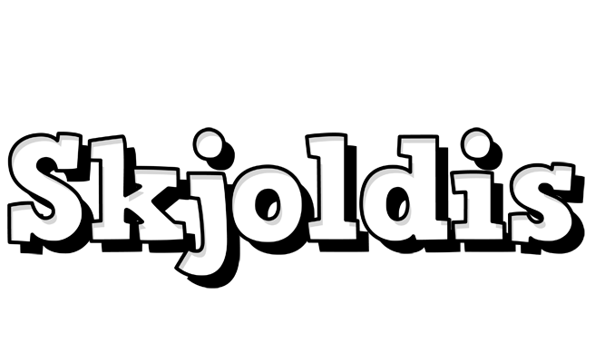 Skjoldis snowing logo