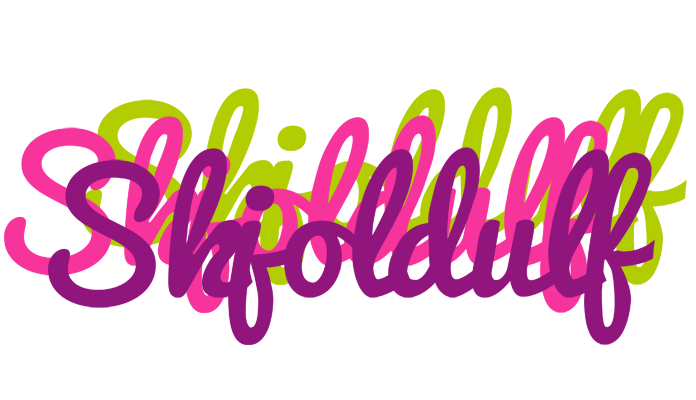 Skjoldulf flowers logo