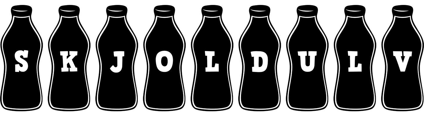 Skjoldulv bottle logo