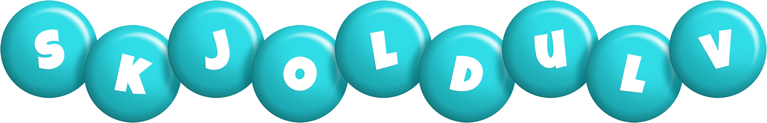 Skjoldulv candy-azur logo
