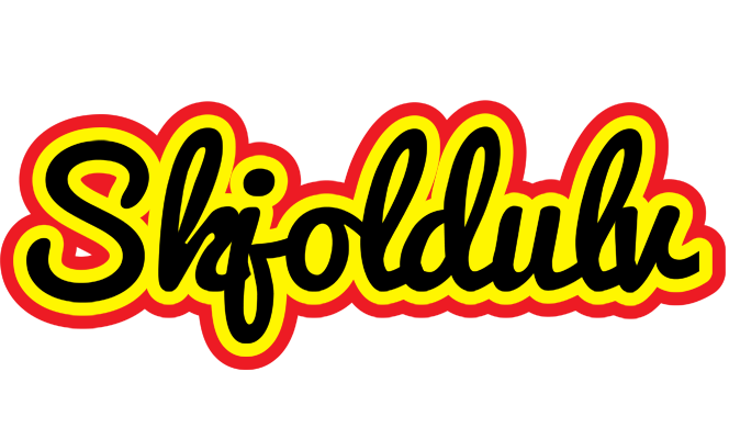 Skjoldulv flaming logo