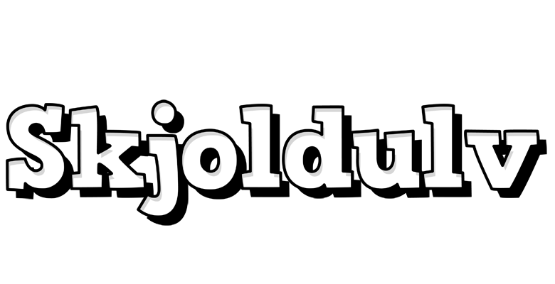 Skjoldulv snowing logo