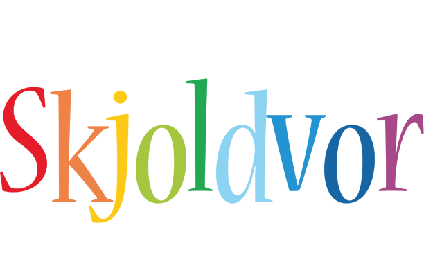 Skjoldvor birthday logo