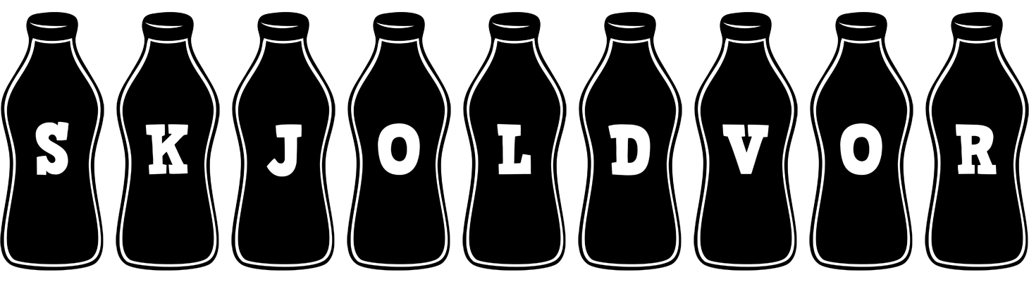 Skjoldvor bottle logo