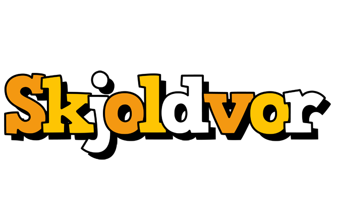 Skjoldvor cartoon logo