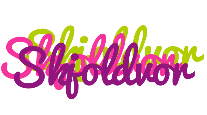 Skjoldvor flowers logo