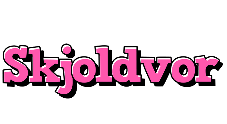 Skjoldvor girlish logo
