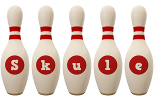 Skule bowling-pin logo