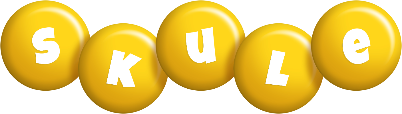 Skule candy-yellow logo