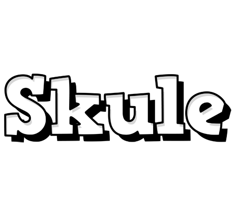 Skule snowing logo