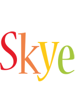 Skye birthday logo